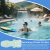 Swimming Private Stickers,4X Adhesive Private Patches | Silicone Protective Pads Water Sports Hygienic Liners Extended for Women Daily Use Swimsuits Spa view 2