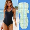 Swimming Private Stickers,4X Adhesive Private Patches | Silicone Protective Pads Water Sports Hygienic Liners Extended for Women Daily Use Swimsuits Spa view 3