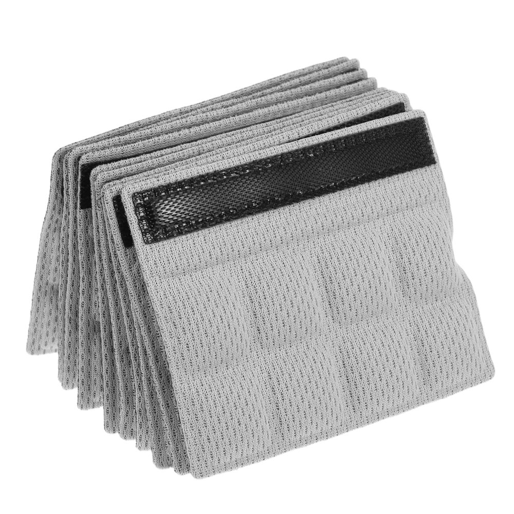 Holibanna 10pcs Breathable Helmet Chin Pads Sweat Absorbing Sponge Lining for Cycling Motorcycle Riding Hard Hats