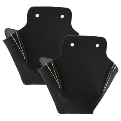 ifundom 2pcs Leather Roller Skate Toecover with Good Cushioning Performance and Simple Cleaning Convenient Skates Protector for Sturdy Toe Guard Black Colour