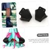 ifundom 2pcs Leather Roller Skate Toecover with Good Cushioning Performance and Simple Cleaning Convenient Skates Protector for Sturdy Toe Guard Black Colour view 4