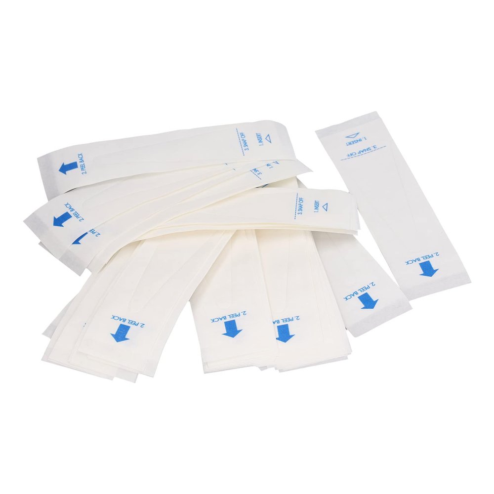 ZAICOLER Thermometer Covers Disposable, 100pcs PE Film Digital Thermometer Probe Covers Oral Thermometer Cover Easy to Use for Hospital, Home, Health Center