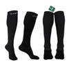 ( 2 Pairs ) Compression Socks for Men & Women Graduated Support Stockings for Travel, Flight, Running, Nurses, Pregnancy, Maternity, Sports, Calf & Ankle Circulation (Black/Black, L/XL) view 1
