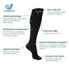( 2 Pairs ) Compression Socks for Men & Women Graduated Support Stockings for Travel, Flight, Running, Nurses, Pregnancy, Maternity, Sports, Calf & Ankle Circulation (Black/Black, L/XL) view 3