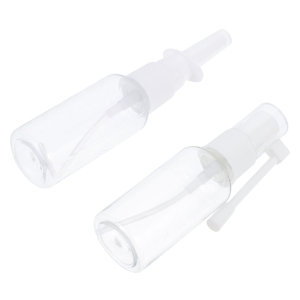 PACKOVE 2pcs Portable Nasal Aspirator Bottles for Babies Simple Operation and 30ml Pet Material Suitable for Nose and Nasal Cavity Cleaning