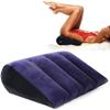 1Set Blue Sex Furniture - Ramps & Cushions for Bedroom Sex Pillowcase Wedge Pillow Men Women Couples Inflatable Ramp Positioning for Deeper Position Support, Intimacy Pillow Sweater view 2