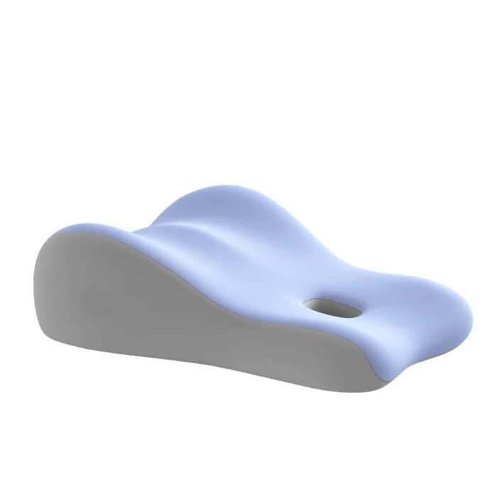 Discreet Wedge Pillow for Couples - Waterproof & Portable Cushion for Intimacy Support, Firm Foam Pillow with Washable Cover(Bule