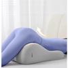 Discreet Wedge Pillow for Couples - Waterproof & Portable Cushion for Intimacy Support, Firm Foam Pillow with Washable Cover(Bule view 4