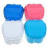 CALLARON 8pcs Household Retainer Cases Convenient Denture Boxes for Daily Use Portable Denture Cups Storage Supplies Professional Containers for Travel and Home Use view 4
