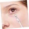 WRITWAA Eye Massage Sticks Spoon and Massage Stick Silver Zinc Alloy for Women 2Pcs with Smooth Surface and Two Different Ends Promoting Eye Cream Absorption Skin Care Tool view 2