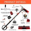 12-36FT Water Fed Pole Kit with Scraper, Window Cleaning Kit with Extension Pole, Extendable Solar Panel Cleaning Brush, for Home and Commercial Window Cleaning Tool(20FT/6.0m) view 2
