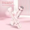 2025 New Glow Aura Womens Shaver, Comfort 2 in 1 Electric Shaver Razors for Women, Ipx7 Waterproof Wet and Dry, Waterproof Electric Bikini Trimmer for Women view 3