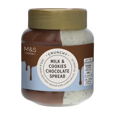 M&S Crunchy Milk & Cookies Chocolate Spread, 400g