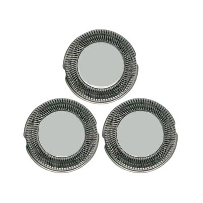 3pcs Shaver Head,Compatible for PhilipsHQ130 HQ56 HQ55 HQ4+ HQ3 HQ6843 HQ300 HQ64 HQ916 PQ192 HQ916 PQ182 Shaver Blade Mesh Accessories