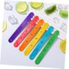 Rainbow Ice Cream Sticks for DIY 100 Pcs Wooden Craft Sticks view 3