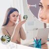 BVKWNTSA Portable Round Daisy Printed Contact Lens Case is Stylish and Compact, Easy to Carry and Protects Lenses. view 4