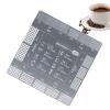 Coffee Grind Ruler | Stainless Steel Coffee Grind Size Reference Ruler - Stainless Steel Grinders Brewing Tools Kitchen Gadgets for Household Professional Cafe Counters view 1