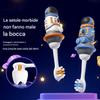 Toothbrush - Children's Cleaner | Delicate Oral Brush, Soft Toothbrush Astronaut DeToothbrush Cartoon Space Design, Anti-s Handle Toothbrush view 3