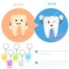5 Pieces Portable Dental Floss Keychain Dentist Gifts Key Ring Floss Stick for Teeth Cleaning (Random Colour 15 m) view 4
