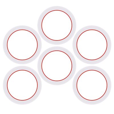 [UPGRADED] Sealing Gasket for Bialetti Moka Induction 4 Cups & Moka Express 4 Cups Iconic Stovetop Espresso Maker - 6 PCS Replacement Food Grade Silicone Seal Ring for Aluminum Coffee Maker Pots