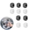 Pack of 10 Premium Laundry Washing Balls for Drum Washing Machines - Prevents Tangles, Removes Dirt & Stains Effectively (Grey/White) Ideal as an Eco-Friendly Washing Aid, Save Detergent and Is view 1