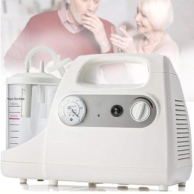 Automatic Electric Sputum Suction Pump, Portable Mucus Removal Device with 50 Disposable Hoses, Ideal for Elderly and Children's Respiratory Care