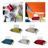 Elegant Sturdy Fabric Tissue Box Covers Portable for Home and Office Decoration with Soft Cotton Linen Materials view 2