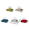 Elegant Sturdy Fabric Tissue Box Covers Portable for Home and Office Decoration with Soft Cotton Linen Materials view 3
