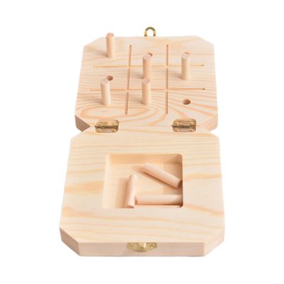 9 Hole Wooden Pegboard,Reactionary Speed Trainer Wood Board - 9-Hole Hand Dexterity Exercise Pegboard for Occupational Rehabilitation, Fine Motor Skills