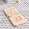 9 Hole Wooden Pegboard,Reactionary Speed Trainer Wood Board - 9-Hole Hand Dexterity Exercise Pegboard for Occupational Rehabilitation, Fine Motor Skills view 2