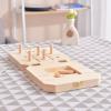 9 Hole Wooden Pegboard,Reactionary Speed Trainer Wood Board - 9-Hole Hand Dexterity Exercise Pegboard for Occupational Rehabilitation, Fine Motor Skills view 3
