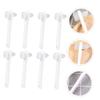 OATIPHO 8pcs Denture Brush Set for Easy and Convenient Cleaning, Double-Head Small White Pp Brushes for Mini Travel and Home Use view 4