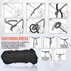 12 Piece Pink Nylon Outdoor Fitness Training Kit With Adjustable Wristband And And Racket - D17-Uk view 2