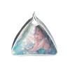 Beautiful Mermaid Print Tissue Box Holder Aesthetic Tissue Box Cover, Leather Tissues Holder for Countertop Office Desk view 3