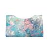 Beautiful Mermaid Print Tissue Box Holder Aesthetic Tissue Box Cover, Leather Tissues Holder for Countertop Office Desk view 4