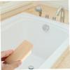 COLLBATH 2pcs Cleaning Brush Set with Wooden Handles Featuring Hard and Soft Bristles Multi-purpose Clothes Scrub Tool for Laundry and Shoe Cleaning view 2