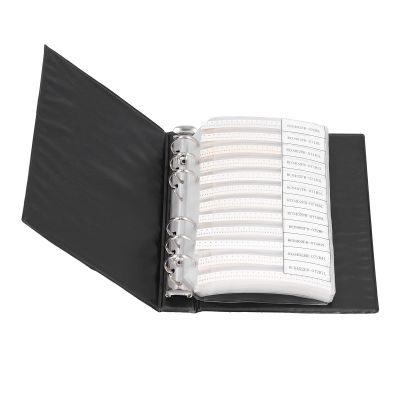 ViaGasaFamido Sample Kit for Lab Circuit Board - 8500pcs 0402 Chip Resistors, 170 Types, Portable Book Size