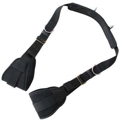 Black Nylon Adjustable Multifunctional Neck And Thigh Bracelet, Suitable For Outdoor Enthusiasts - D16-Uk