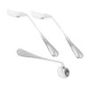 Mipcase Angled Spoon and Fork Lightweight Curved Feeding Utensil for Elderly Patients Self-Feeding Tableware Assisted Eating view 1