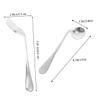 Mipcase Angled Spoon and Fork Lightweight Curved Feeding Utensil for Elderly Patients Self-Feeding Tableware Assisted Eating view 2