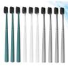 VALICLUD 10pcs Nylon Bristle Toothbrush for Adults Pack Portable Single Tube Teeth Cleaning Tool Oral Care Nylon Toothbrushes Random Color view 2