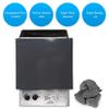 Electric Sauna Heater with Adjustable Timer and Temperature Control, Stainless Steel Heating Stove for Dry Sauna Rooms and Steam Baths view 3