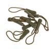 10 Pieces Zipper Pull Cord Zip Puller Fastener Slider Replacement Army Green view 3