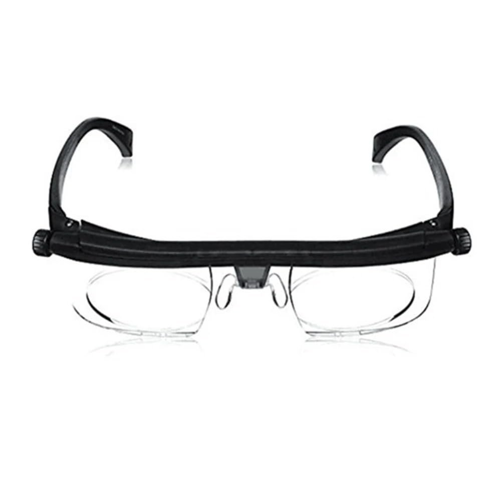 Adjustable Strength Glasses Dial Vision Distance Reading Glasses Flexvision Glasses for Men and Women