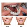 2 Pair Clip In Veneers Teeth,False Teeth,Temporary Teeth Covers,Click In Dentures,Snap On Veneers Top And Bottom,Temporary Adjustable Pop On Veneers,For Men Women With Bad Teeth view 2