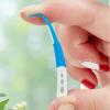 AYNKH 60 Pieces of Interdental Brushes, Silicone Interdental Brushes with Non-Slip Handles, Curved Shaped Sticks for Cleaning Between Teeth, Blue view 4