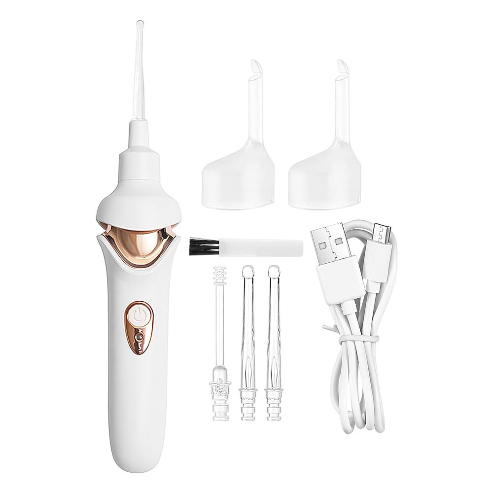 Arroopu Electric Ear Wax Removal | Silicone Ear Wax Removal Tools,Portable Safe Earwax Remover Cleaning Tool for Travel Teenagers Adults Home