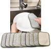 FELXIESS Non Scratch Wire Dishcloth, Double-Side Quick-Dry Odor-Free Scrub Dishwashing Rag, Multipurpose Steel Dish Scrubber, Kitchen Reusable Cleaning Cloths for Cookware, Sinks, Stove Tops10pcs view 1