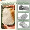 FELXIESS Non Scratch Wire Dishcloth, Double-Side Quick-Dry Odor-Free Scrub Dishwashing Rag, Multipurpose Steel Dish Scrubber, Kitchen Reusable Cleaning Cloths for Cookware, Sinks, Stove Tops10pcs view 2