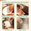 FELXIESS Non Scratch Wire Dishcloth, Double-Side Quick-Dry Odor-Free Scrub Dishwashing Rag, Multipurpose Steel Dish Scrubber, Kitchen Reusable Cleaning Cloths for Cookware, Sinks, Stove Tops10pcs view 3